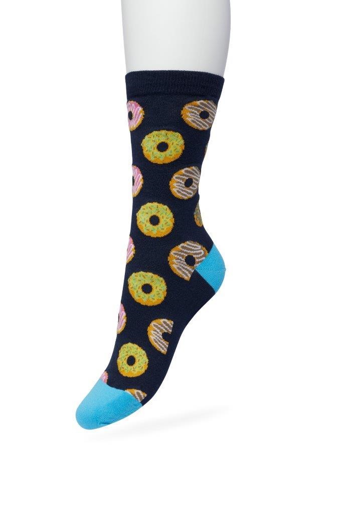 Donut Sock Black iris