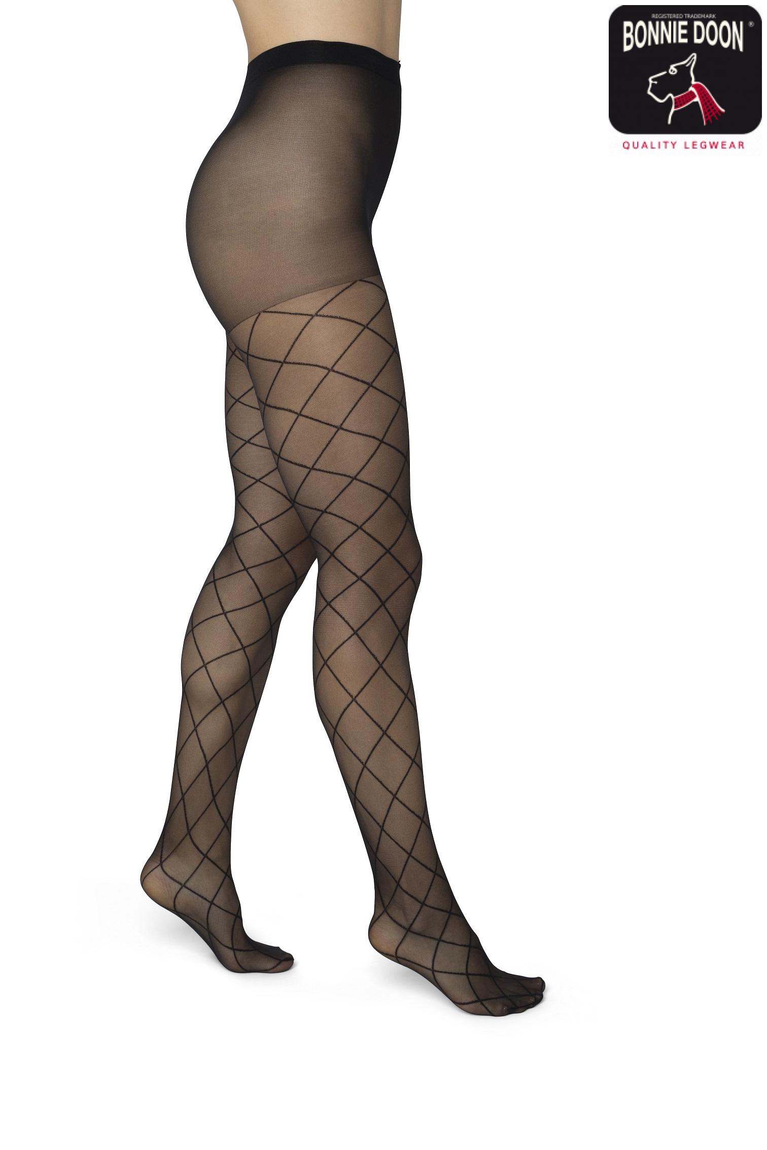 Rhombus Tights Black