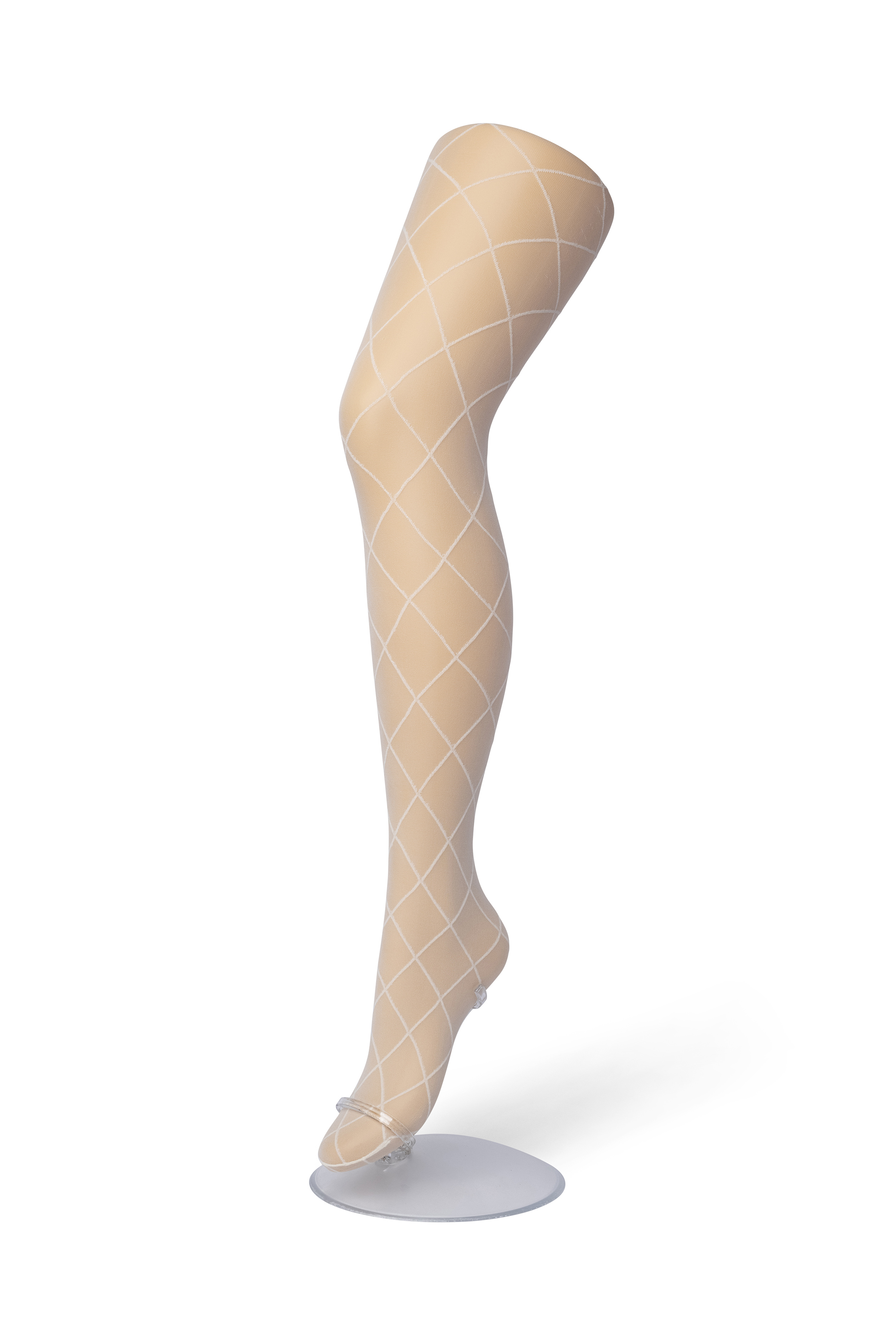 Rhombus Tights Ivory