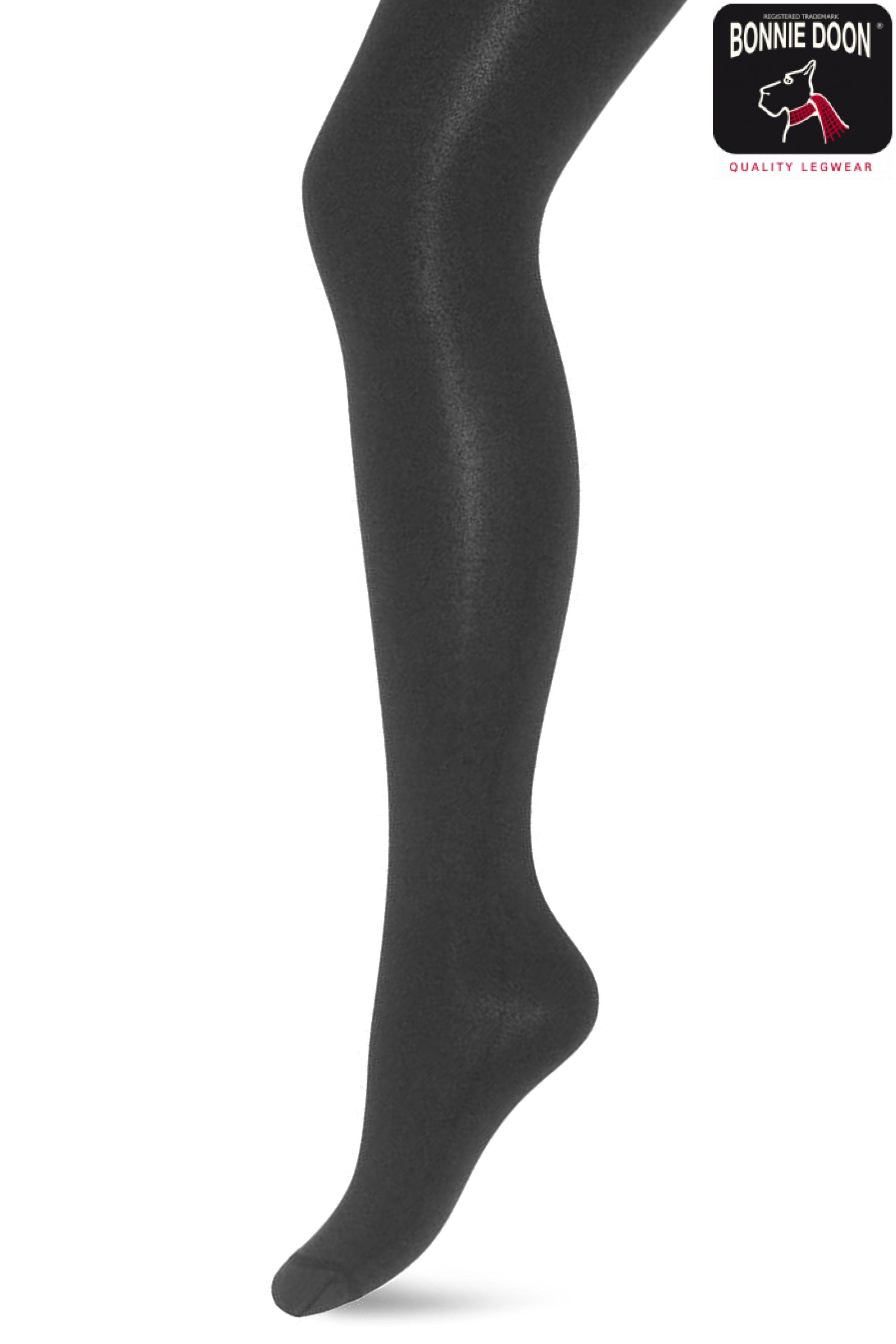 Soft Cashmere Tights Dark grey