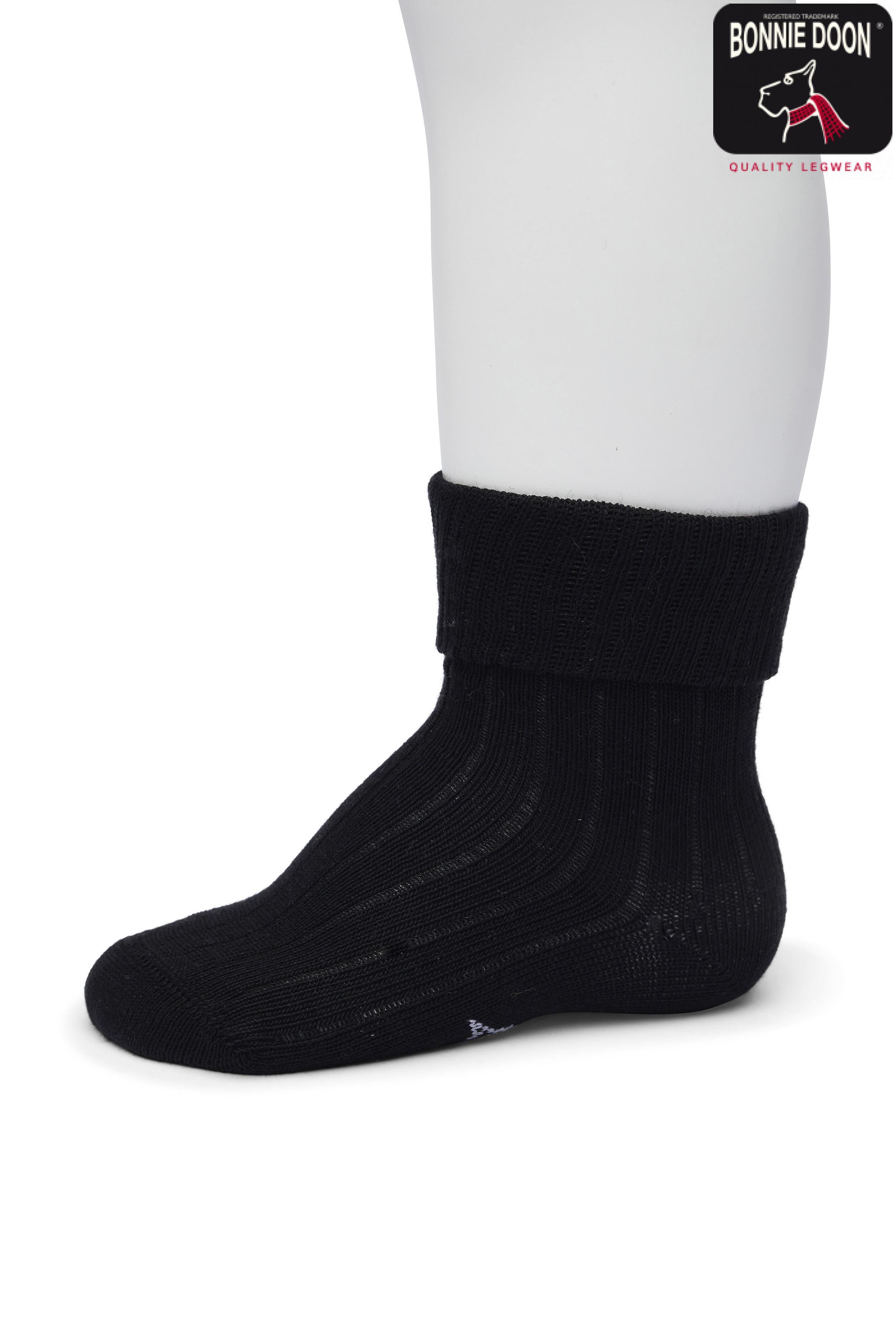 Rib sock Organic Black