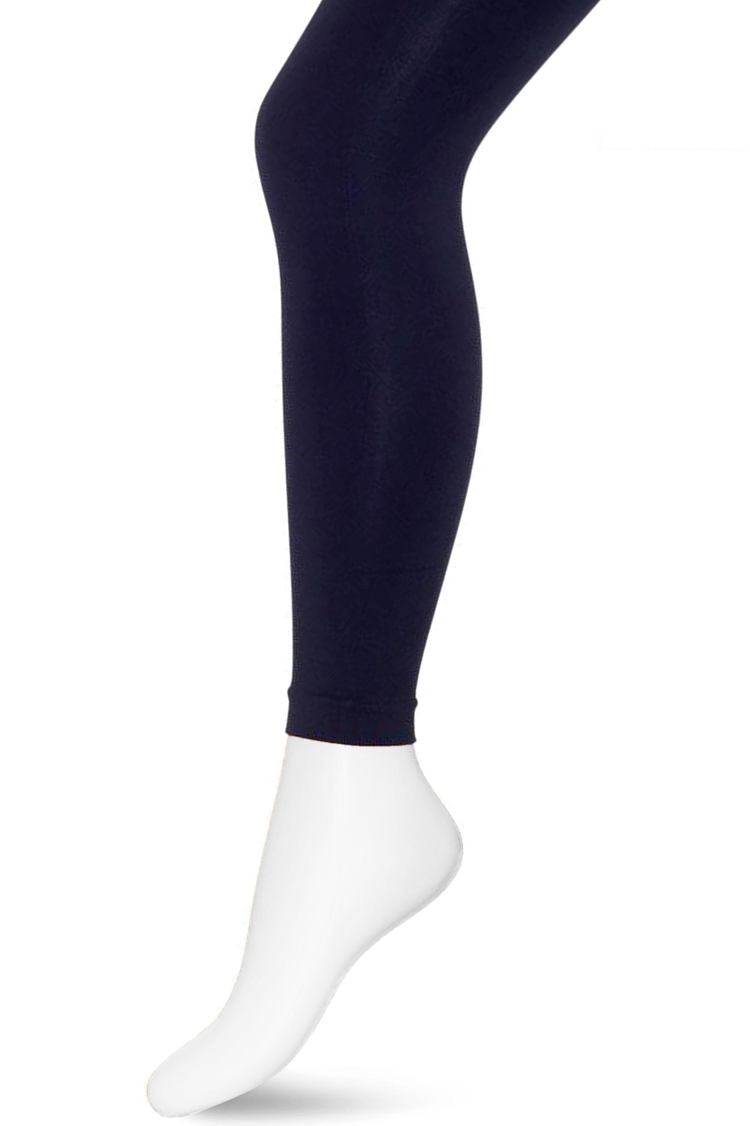 Micro Fibre Footless Navy
