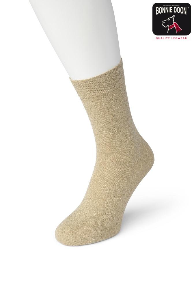 Cotton Sparkle sock Camel