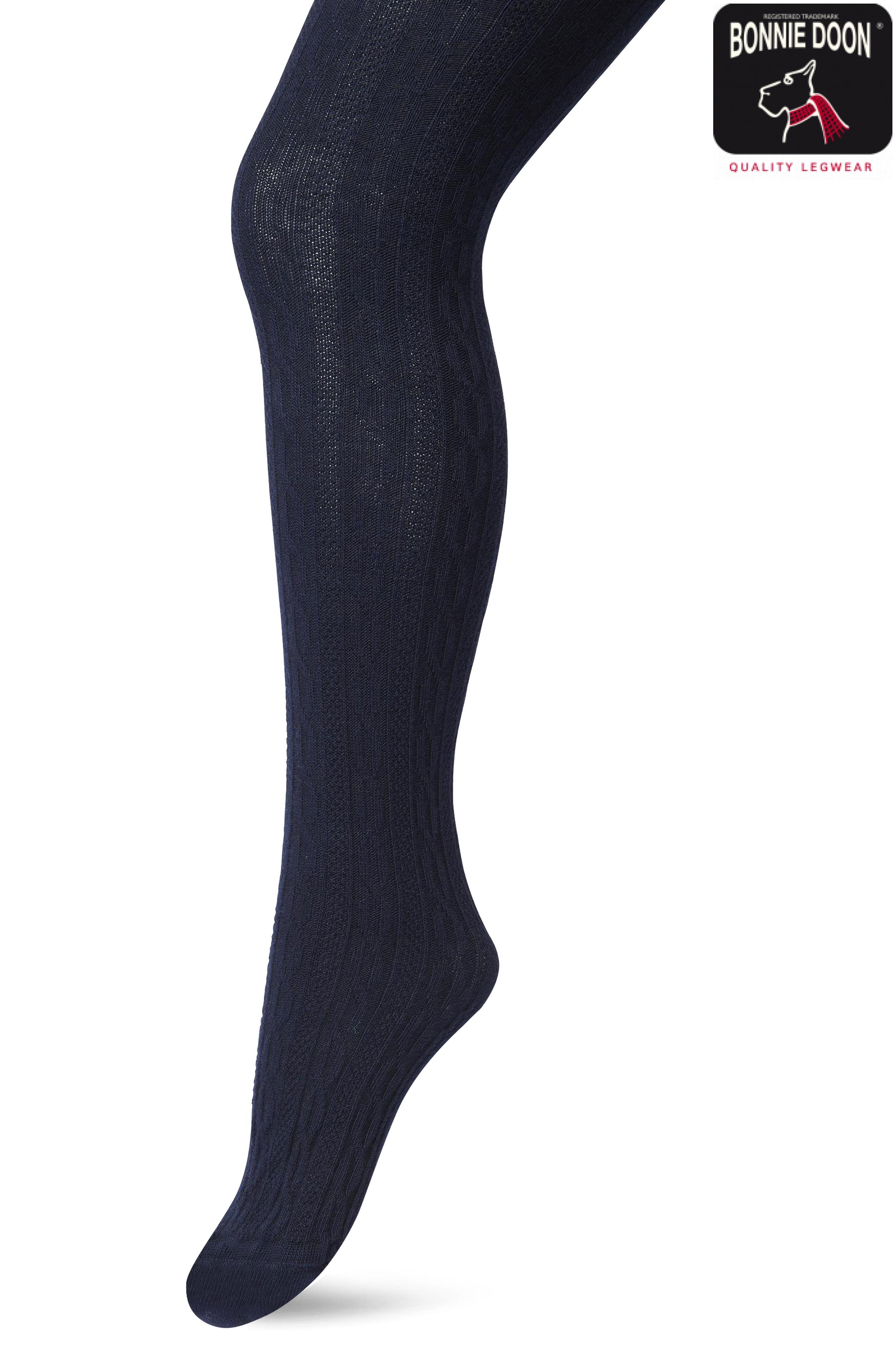 Classic Cable tights Dark blue