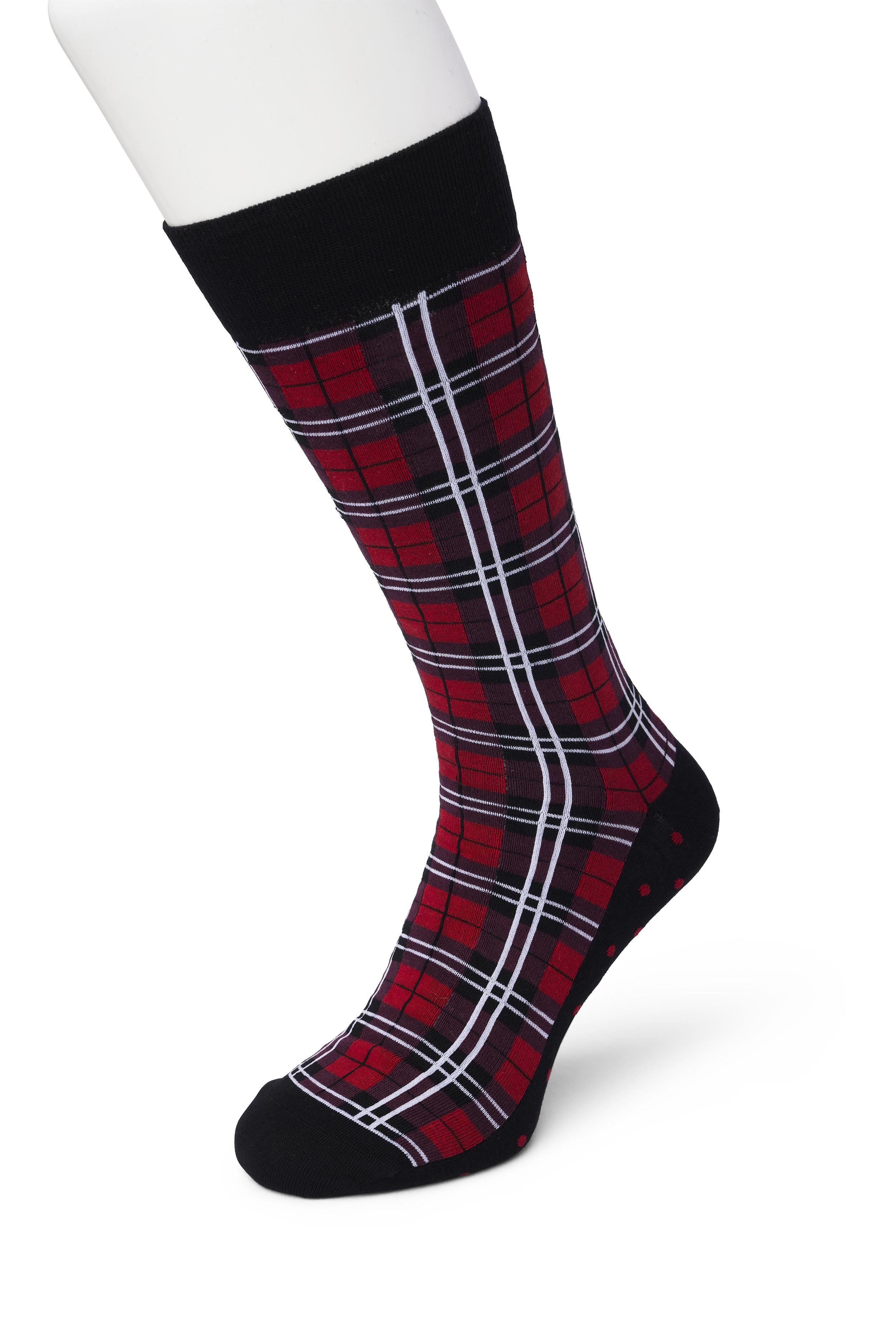 Big Checks sock Chili pepper