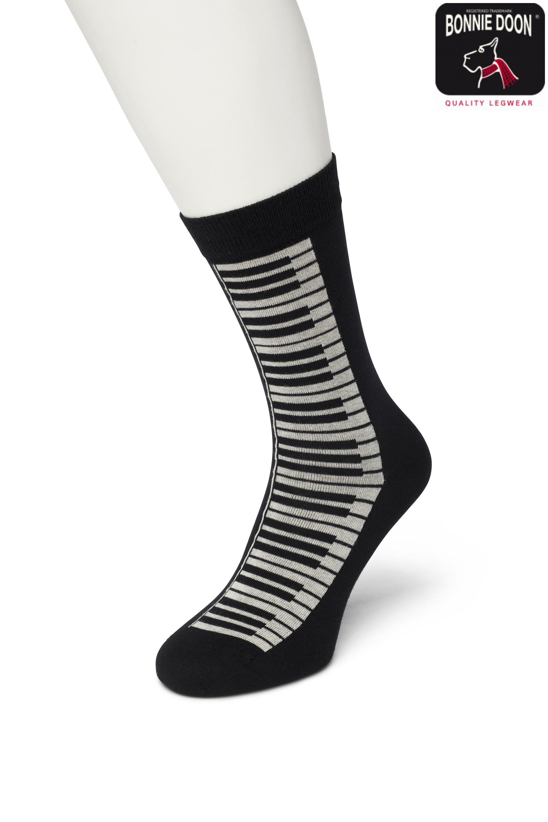 Piano Sock Black