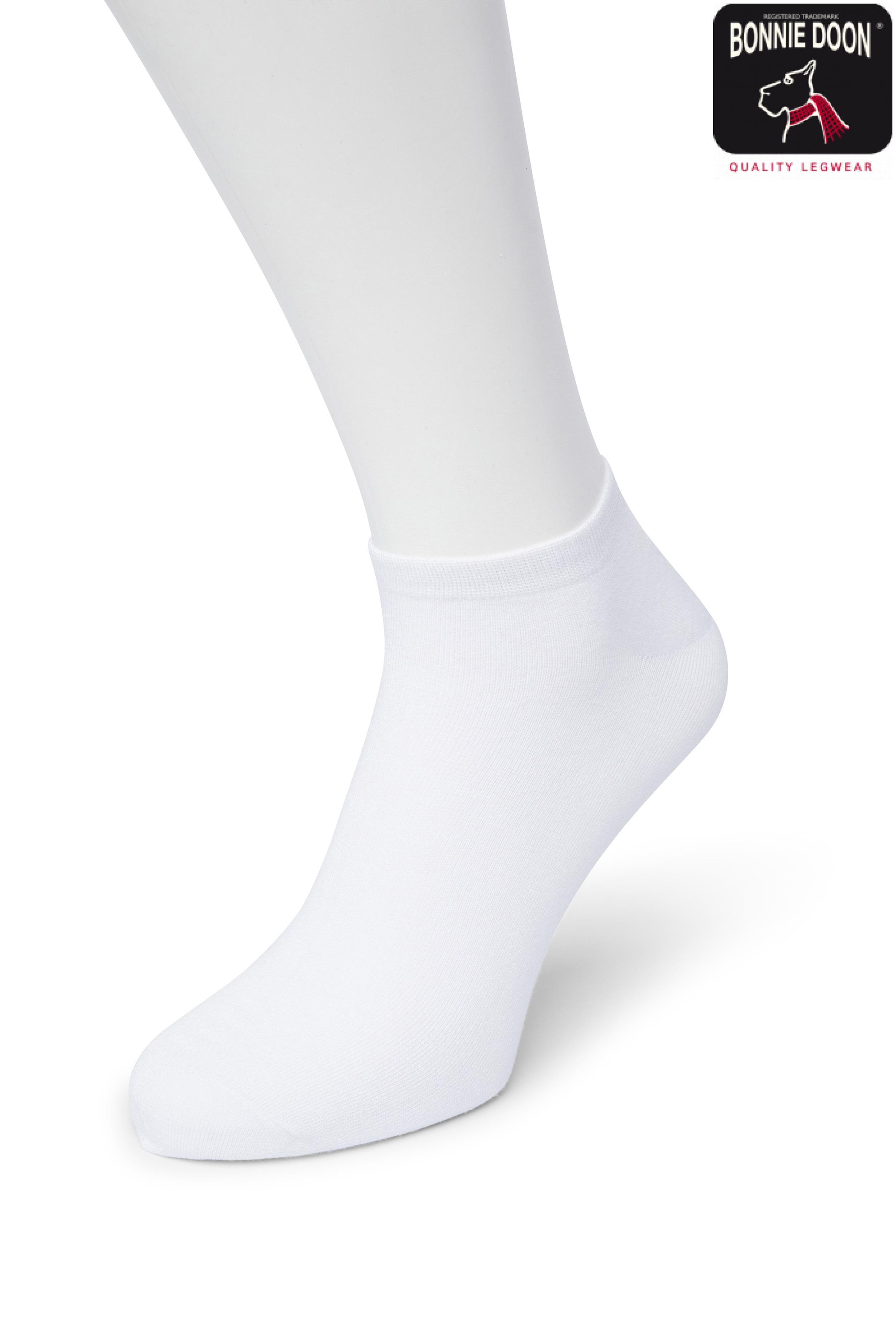 Bamboo short sock White