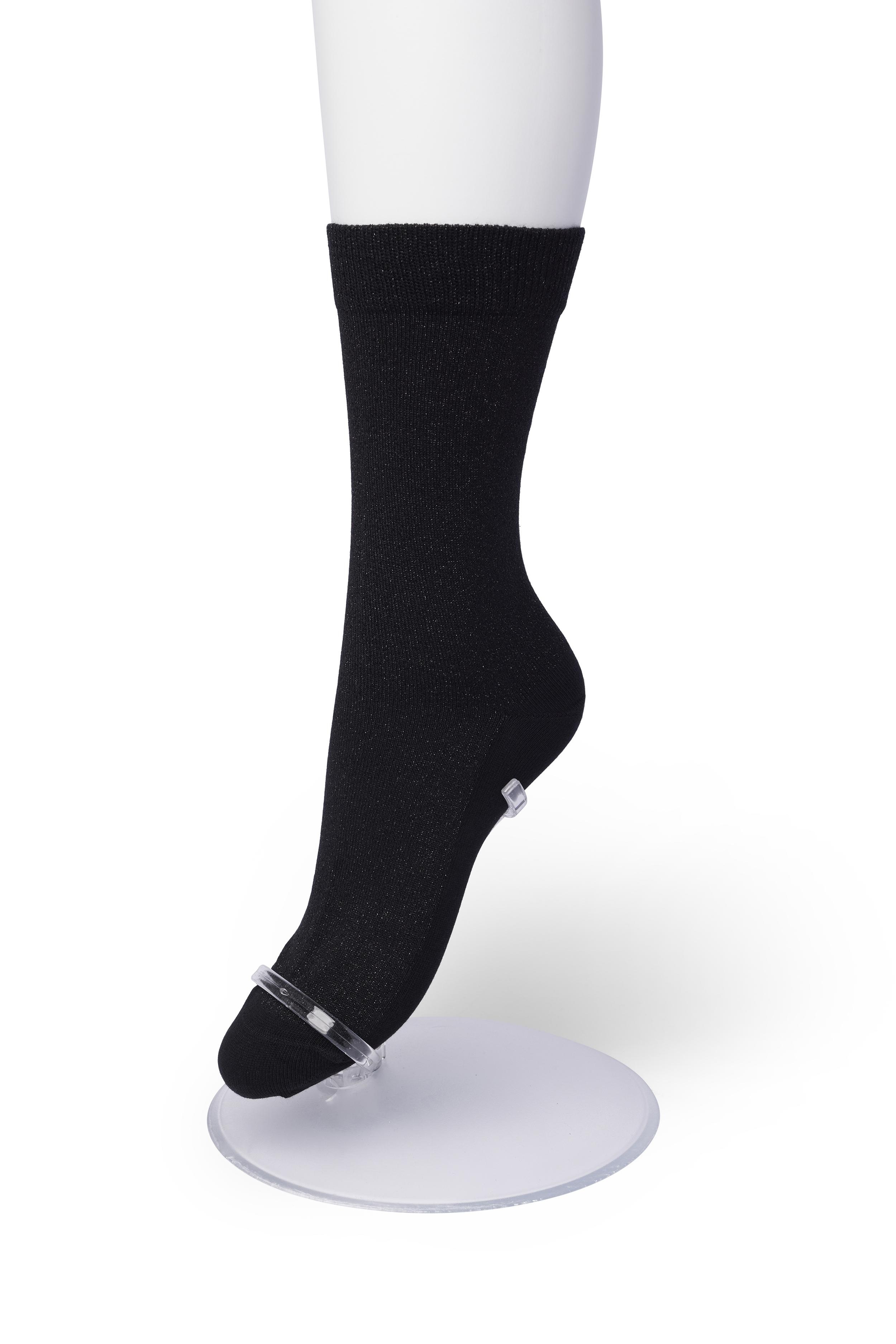 Cotton Sparkle sock Black