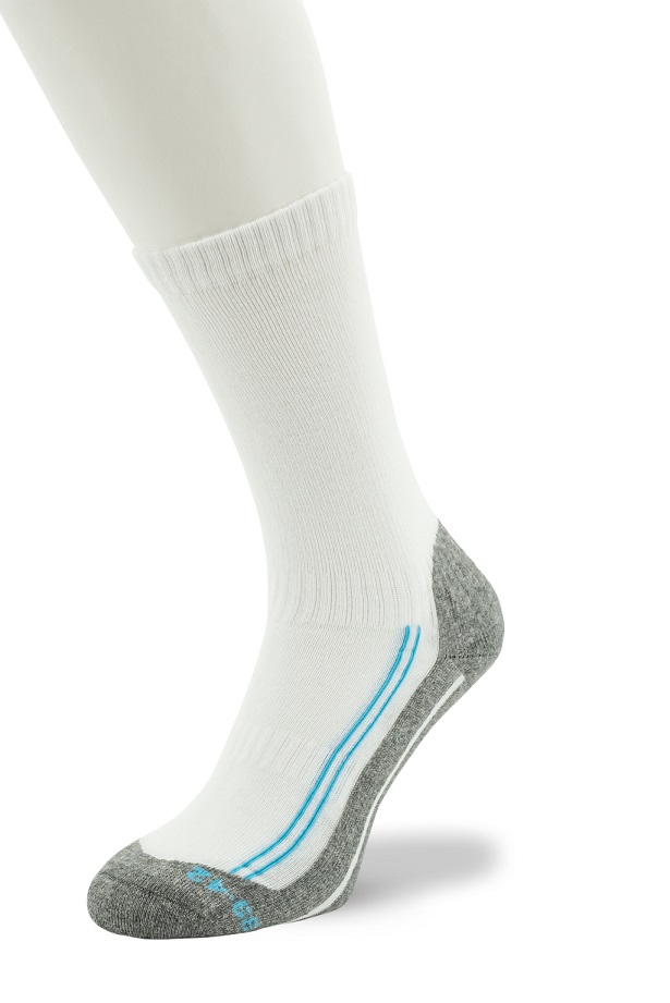 Walking Socks Cotton White blue