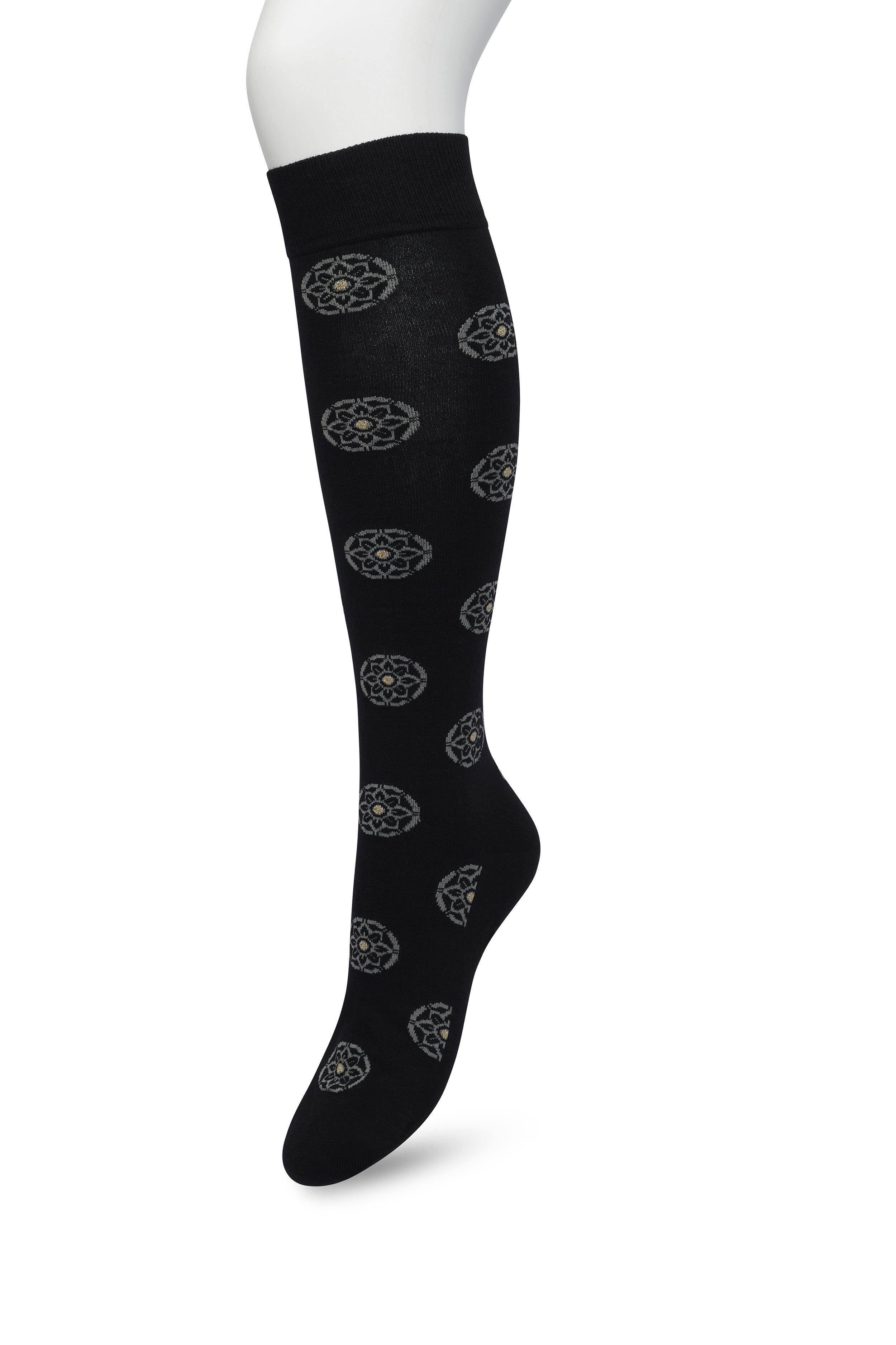 Mini Mandala Knee high Black