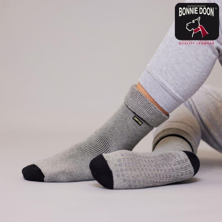 Homewear Anti-Slip sock Light grey heather