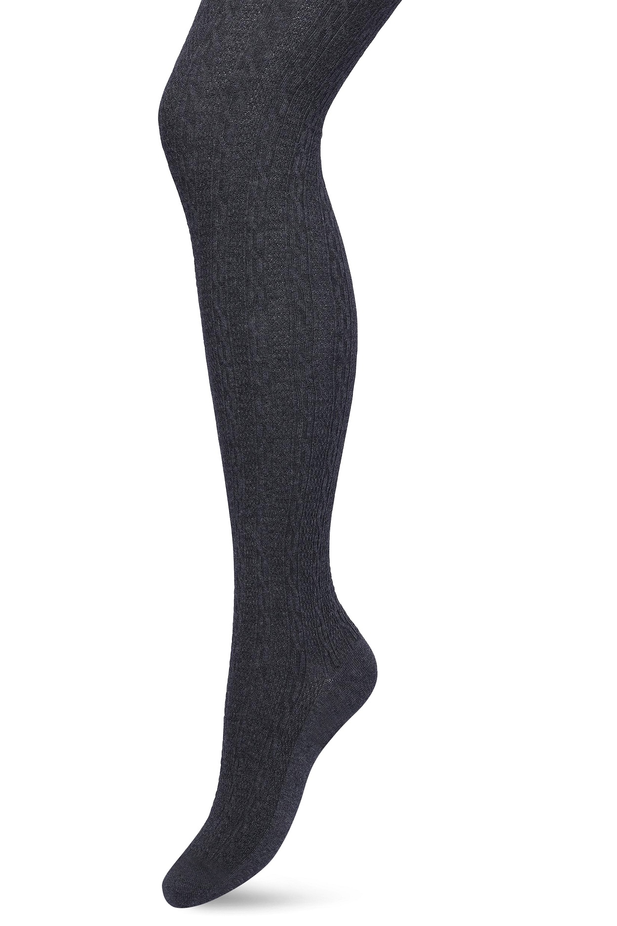 Classic Cable Tights Anthracite heather