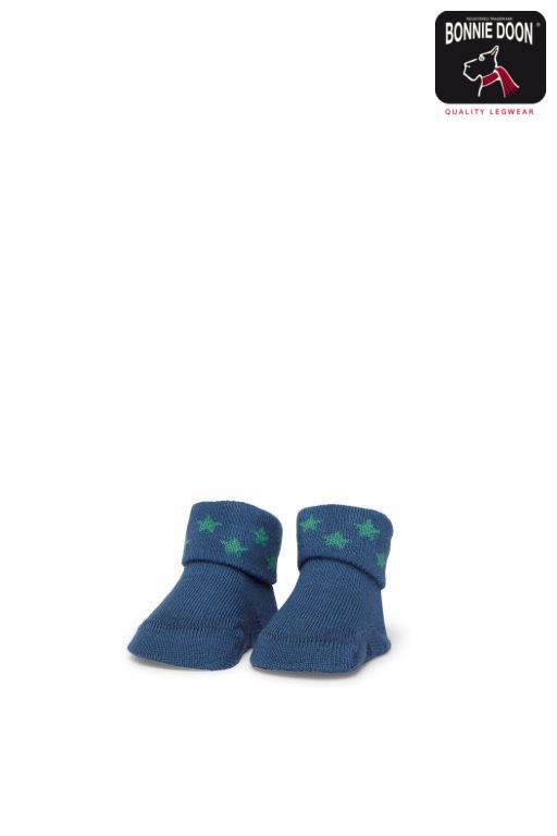 Newborn Stars sock Organic Blue mirage