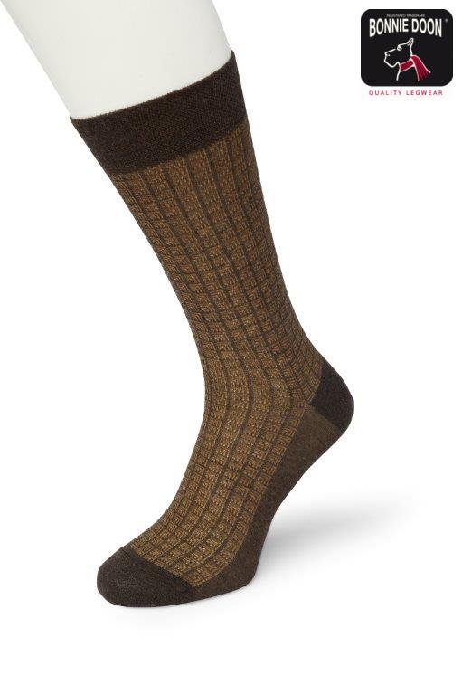 Spiral sock Sand brown