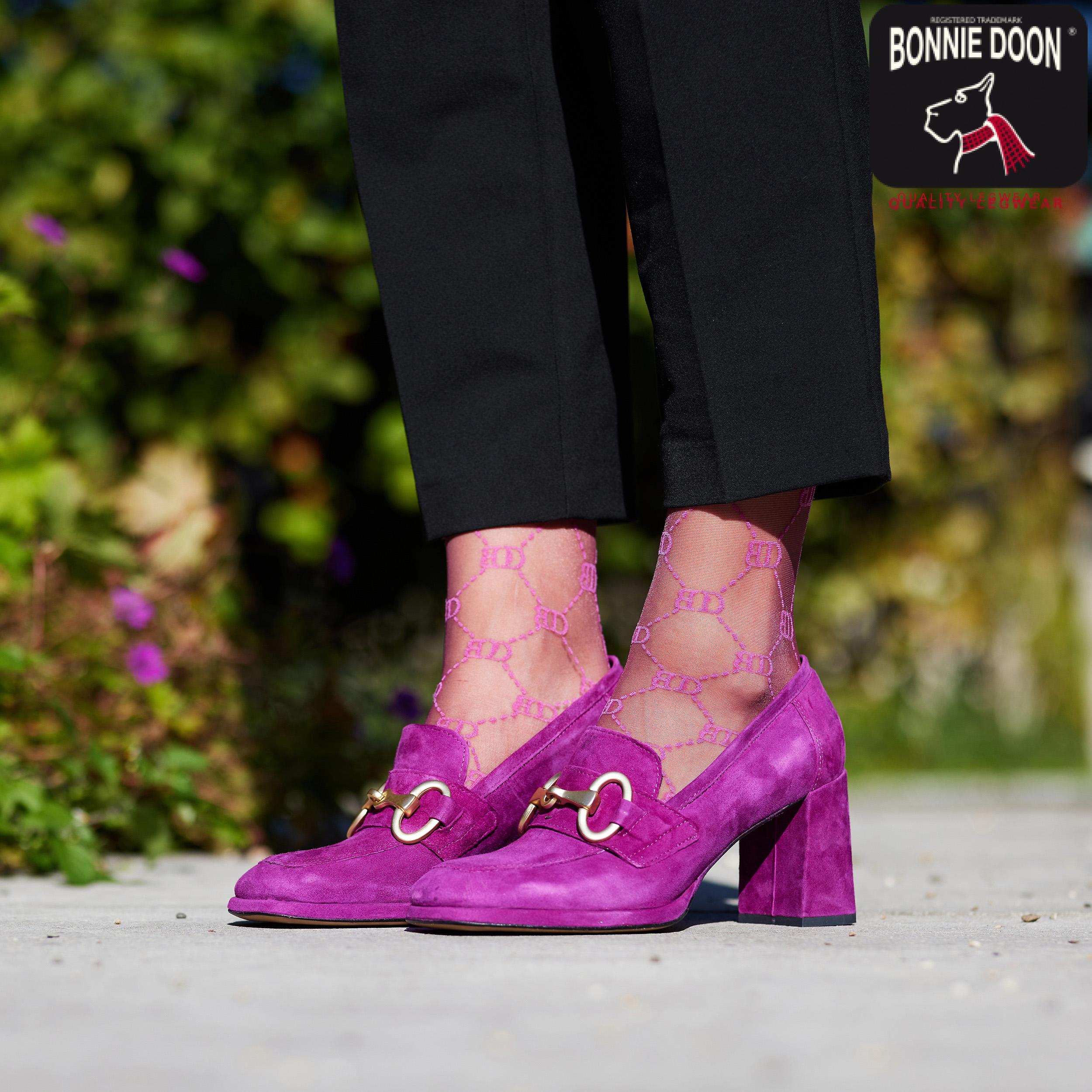 Bonnie Doon Knee-High Crushed violets