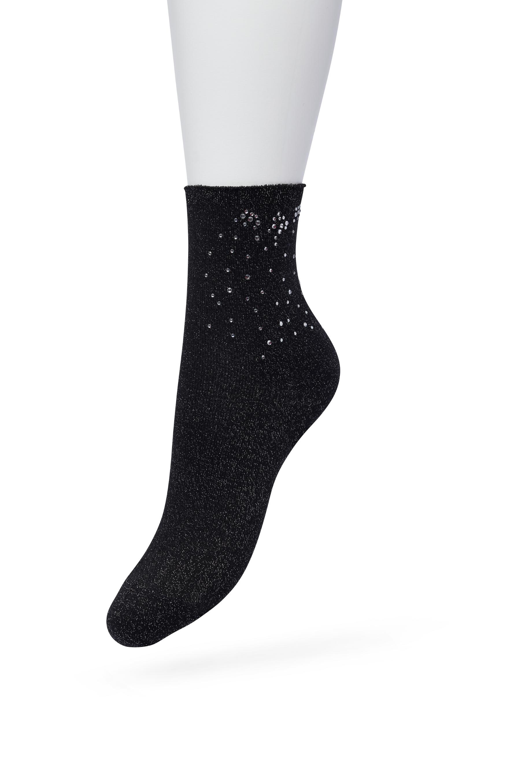 Strass sock Black