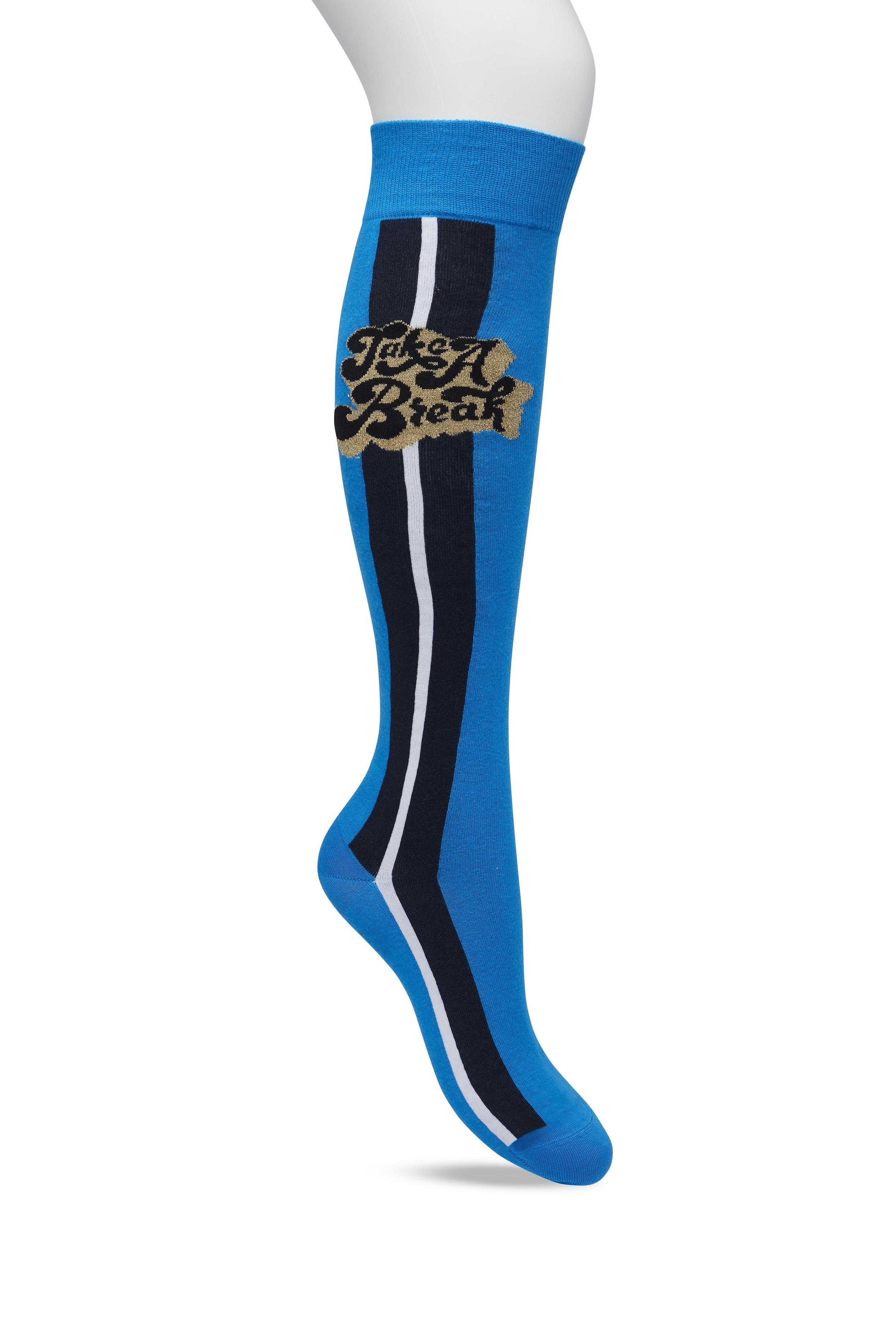 Take A Break Knee Sock Directoire blue