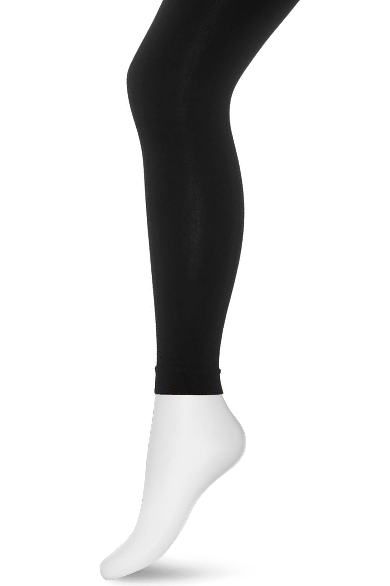 Viscose Footless Black