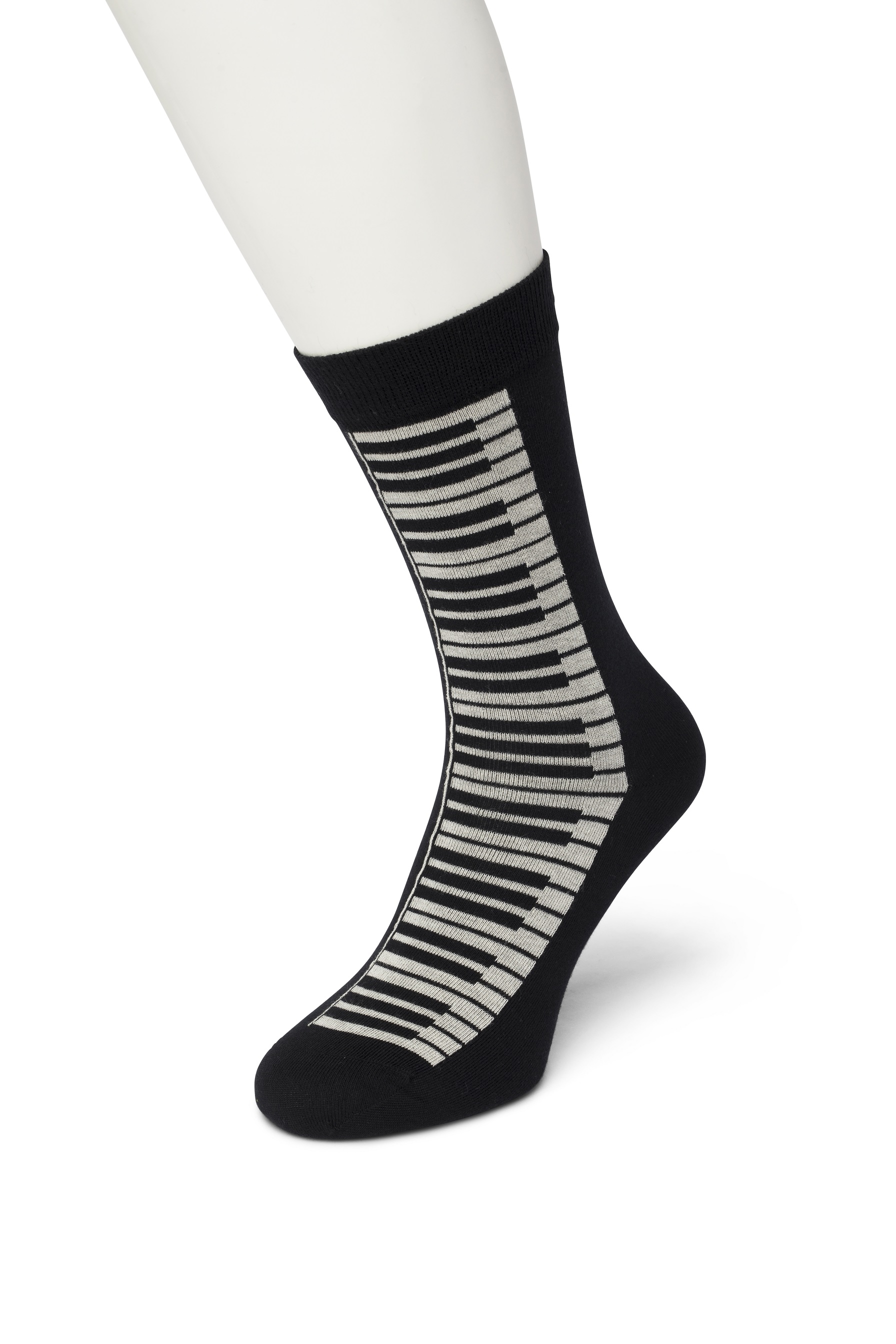 Piano Sock Black