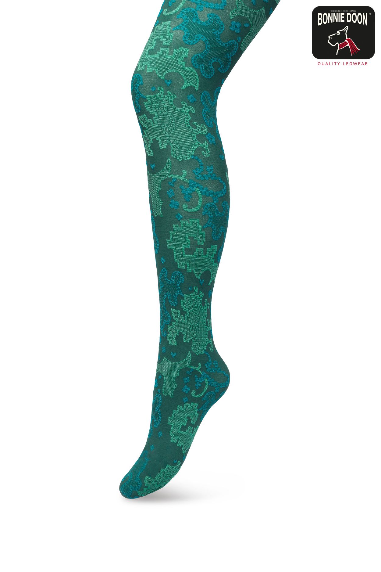 Ornament Tights Trekking green