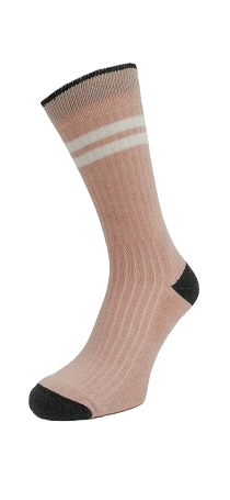 Cotton Sport Sock Unisex type 3 Pink Mele