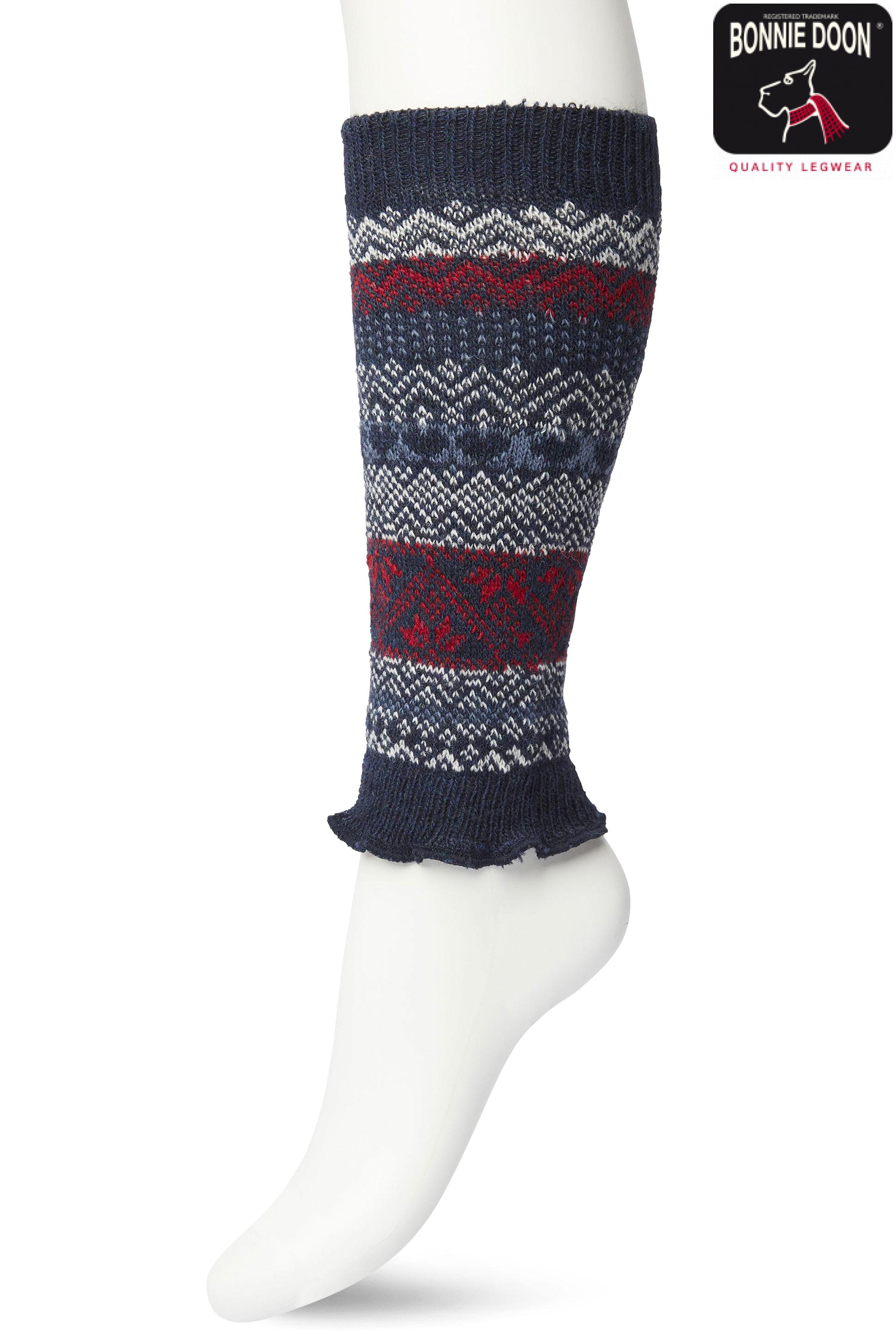 Folkloric legwarmer Dark blue