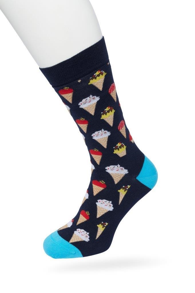 Ice Cream Sock Black iris