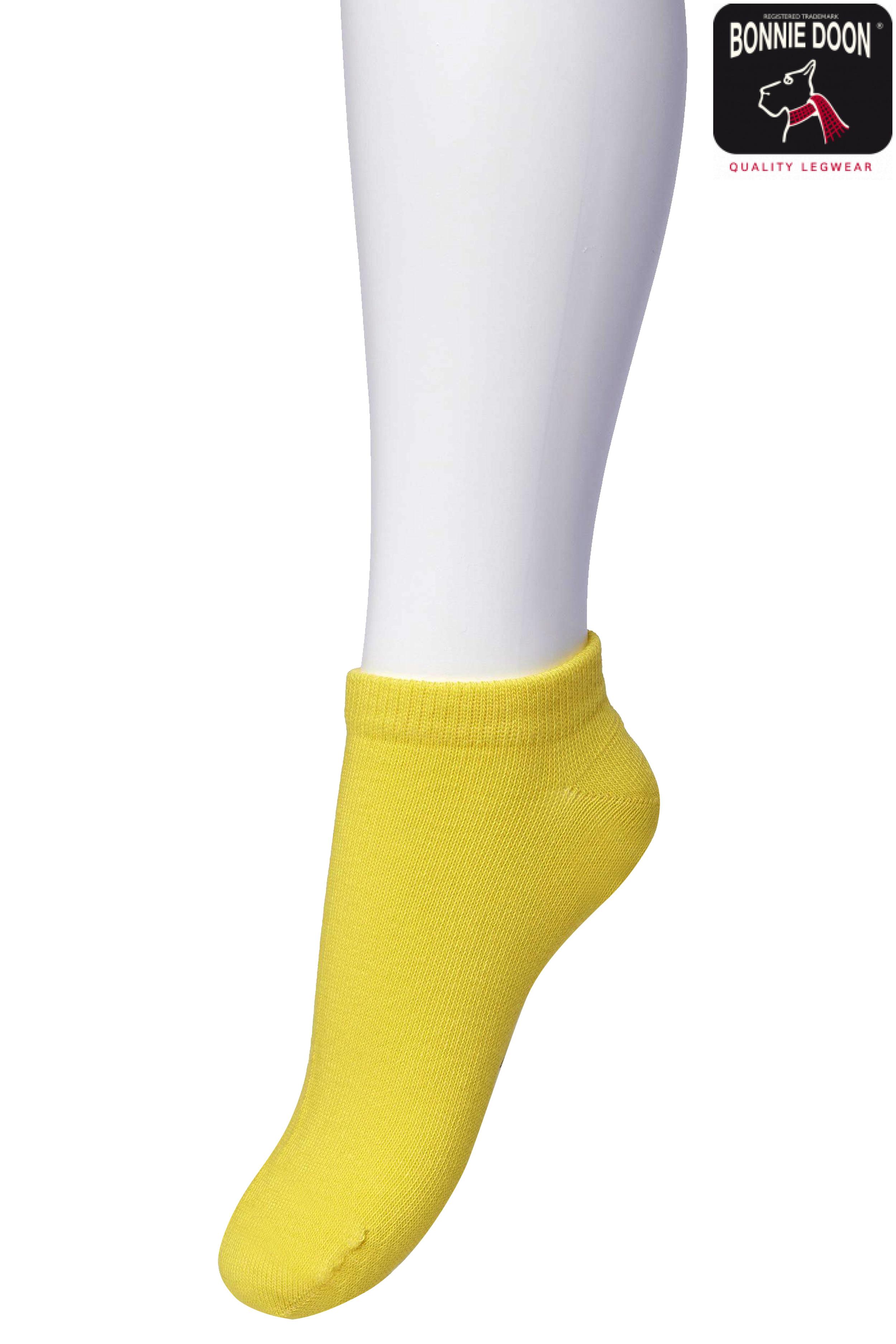 Cotton Short Sock Lemon