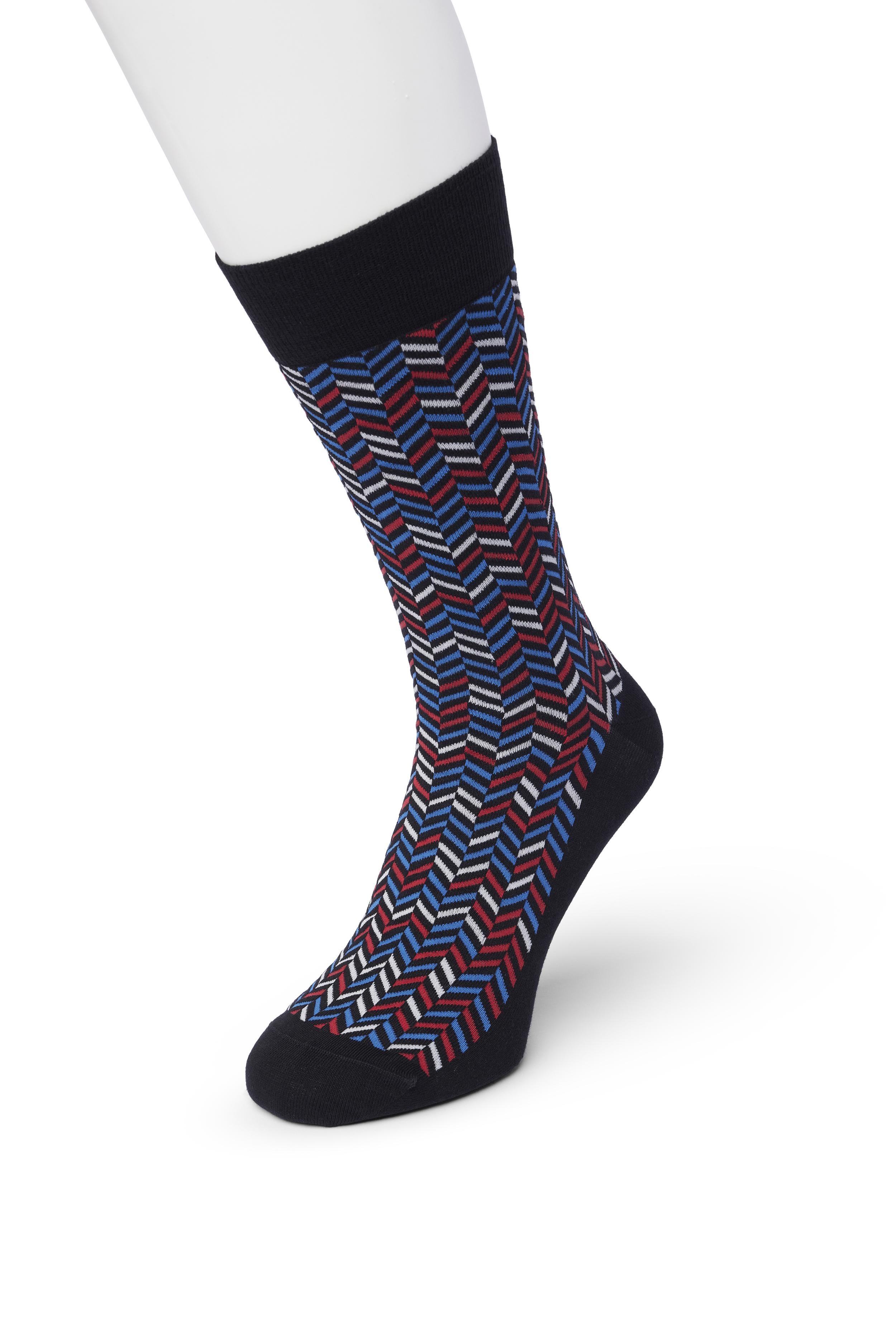 Zigzag sock Chili pepper